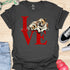 Love is a four legged word - V3 - Sitting Above T-Shirt